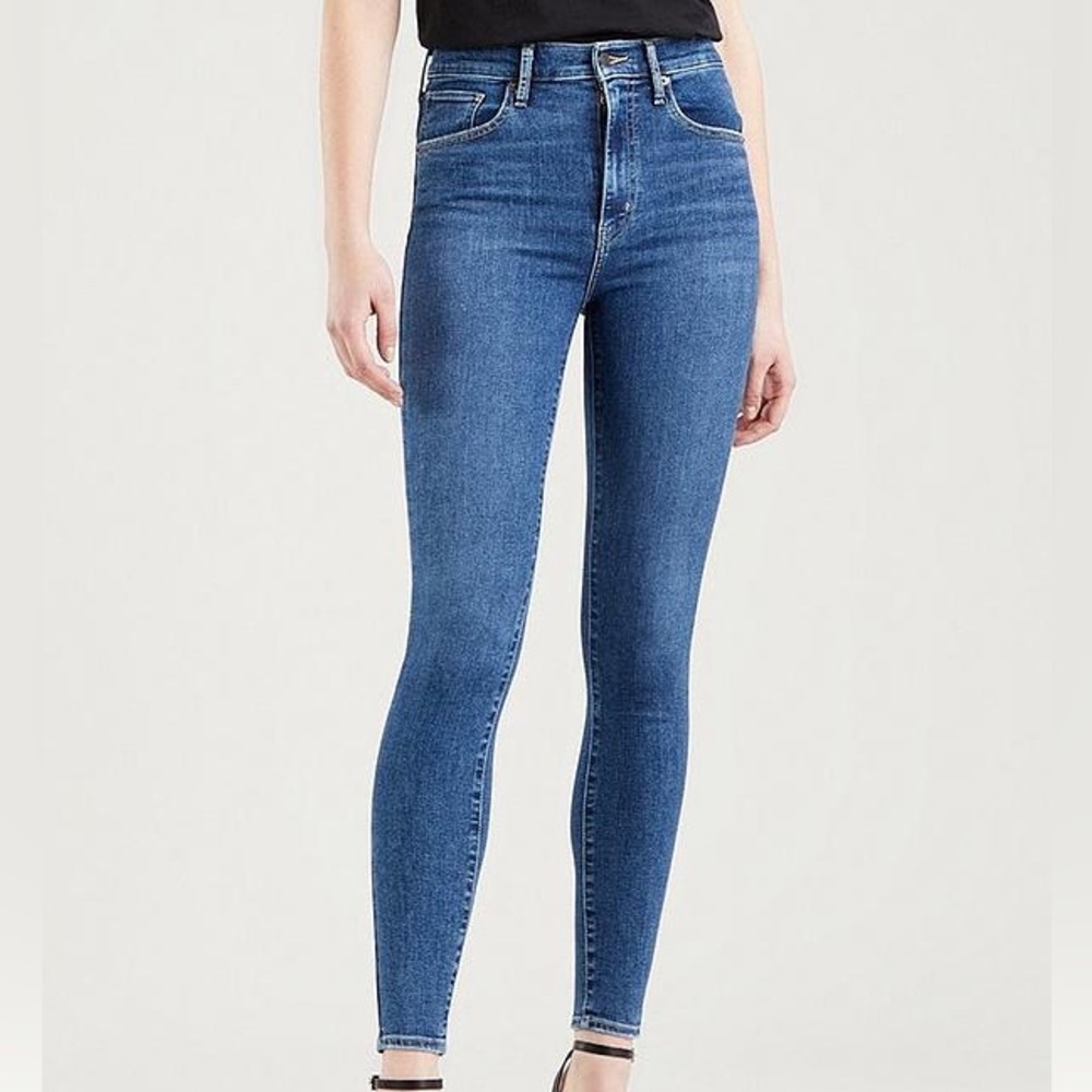 Levi’s Premium Mile High Rise Super Skinny Jeans 29 High Waisted Denim